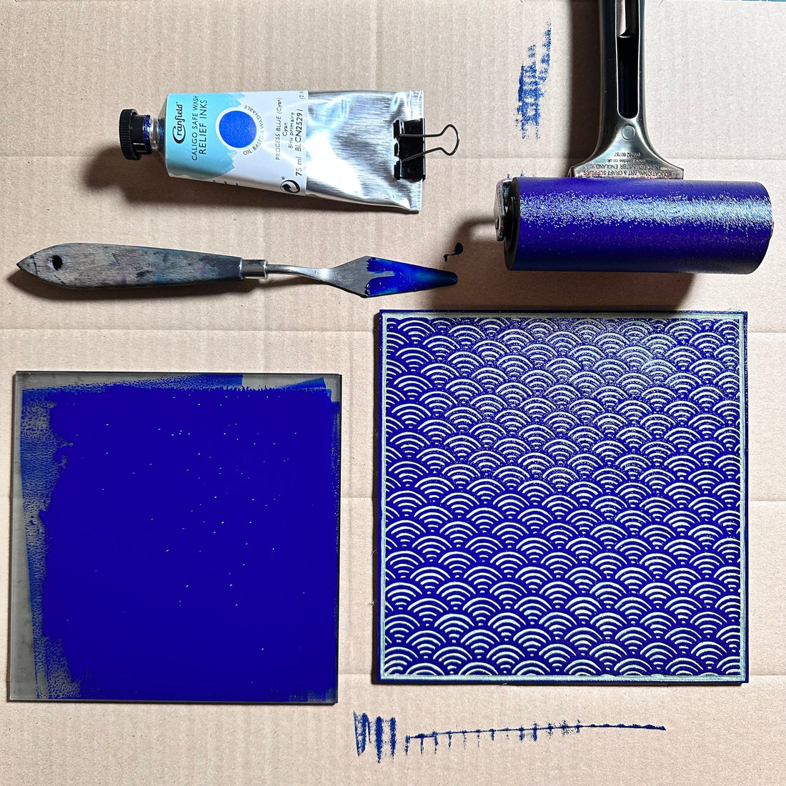 Schritt-für-Schritt-Anleitung: Wie entsteht ein Linoldruck