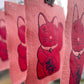 Winkekatze Linoldruck | Maneki-Neko Japan Glücksbringer | handgemachter Druck 15x21 cm | kleine Geschenkidee | weltweit kostenloser Versand