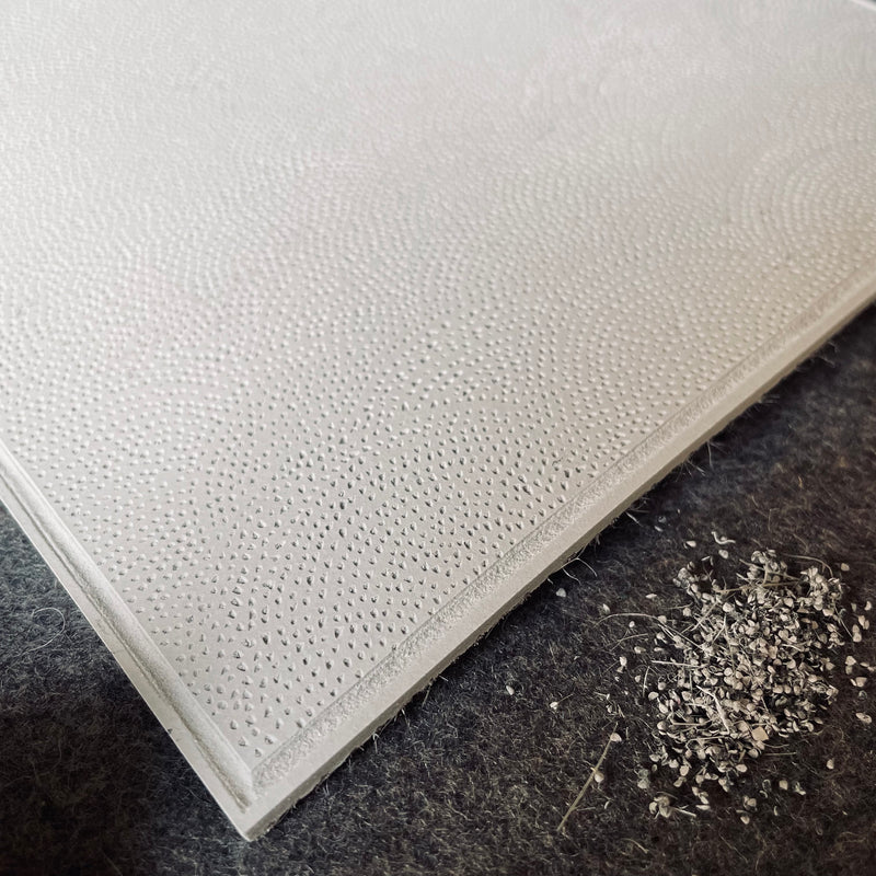 Same Komon Linoldruck | japanisches Haifisch Muster 21x21 cm | geschöpftes Himalaya Papier | besondere Geschenkidee | kostenloser Versand