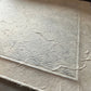Seigaiha Linoldruck | japanisches Wellenmuster blau 21x21 cm | detailreicher Druck Meereswellen | besondere Geschenkidee | Himalaya-Papier