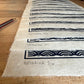 Seigaiha Linoldruck | japanisches Wellenmuster blau 21x21 cm | detailreicher Druck Meereswellen | besondere Geschenkidee | Himalaya-Papier