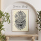 Ganesha Linoldruck | Indischer Elefantengott | besondere Geschenkidee | handgemachter Druck | weltweiter Versand | Himalaya Papier DIN A3