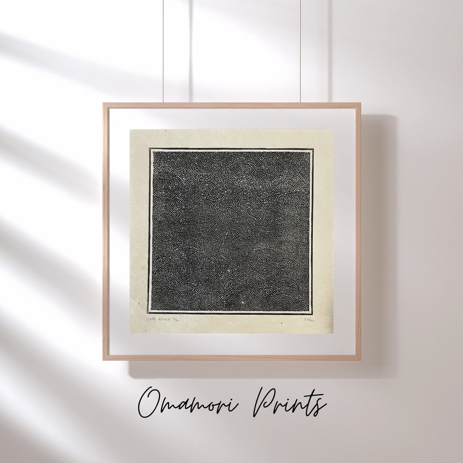 Same Komon Linoldruck