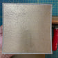 Same Komon Linoldruck in Gold | japanisches Haifisch Muster 21x21 cm | blaues Himalaya Papier | besondere Geschenkidee | kostenloser Versand