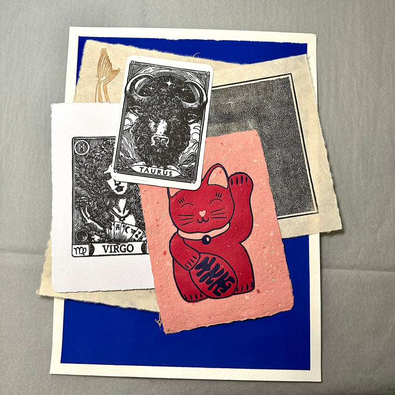 Mystery Box Linoldruck