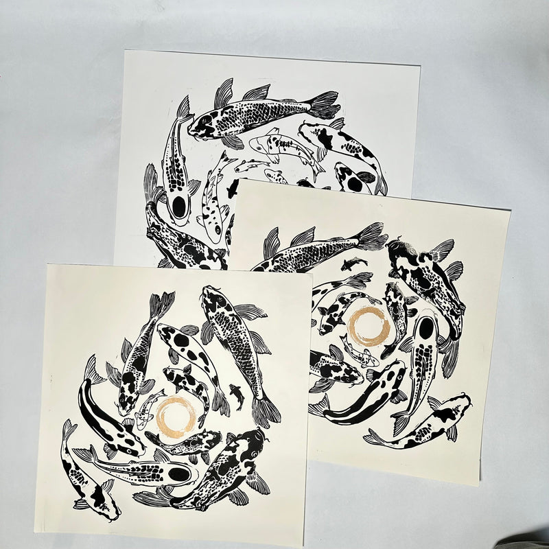 Mystery Box Linoldruck