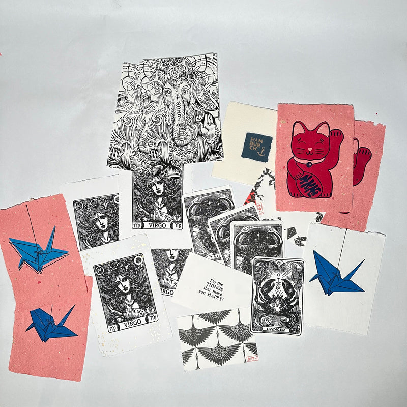 Mystery Box Linoldruck