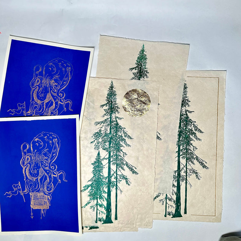 Mystery Box Linoldruck