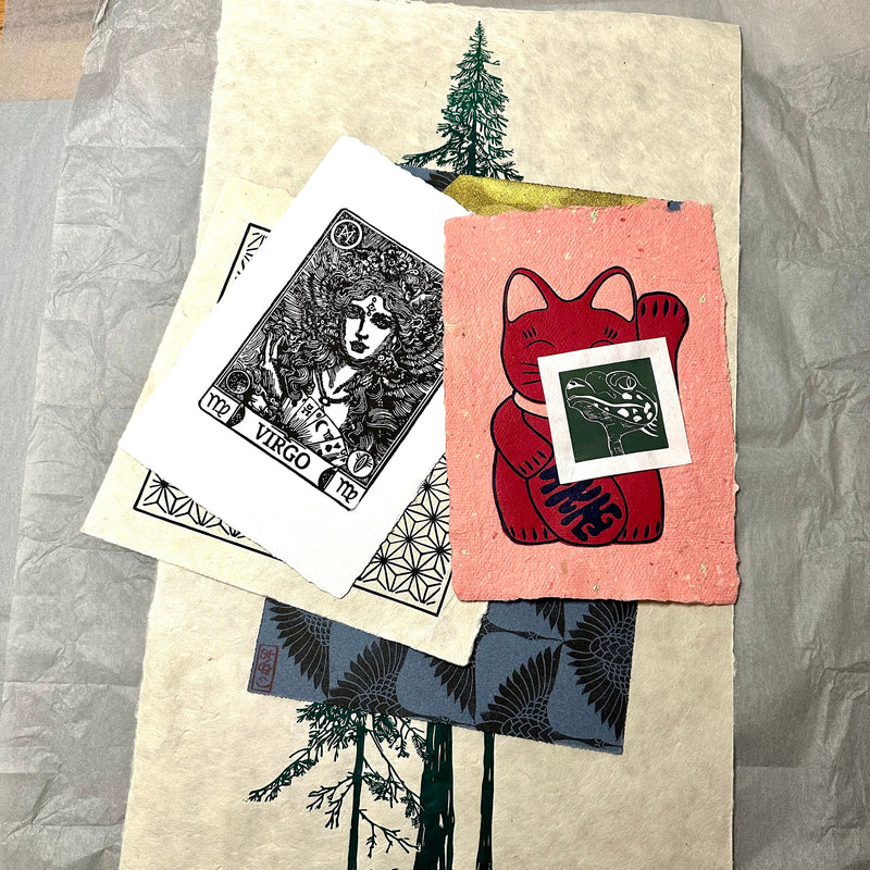 Mystery Box Linoldruck