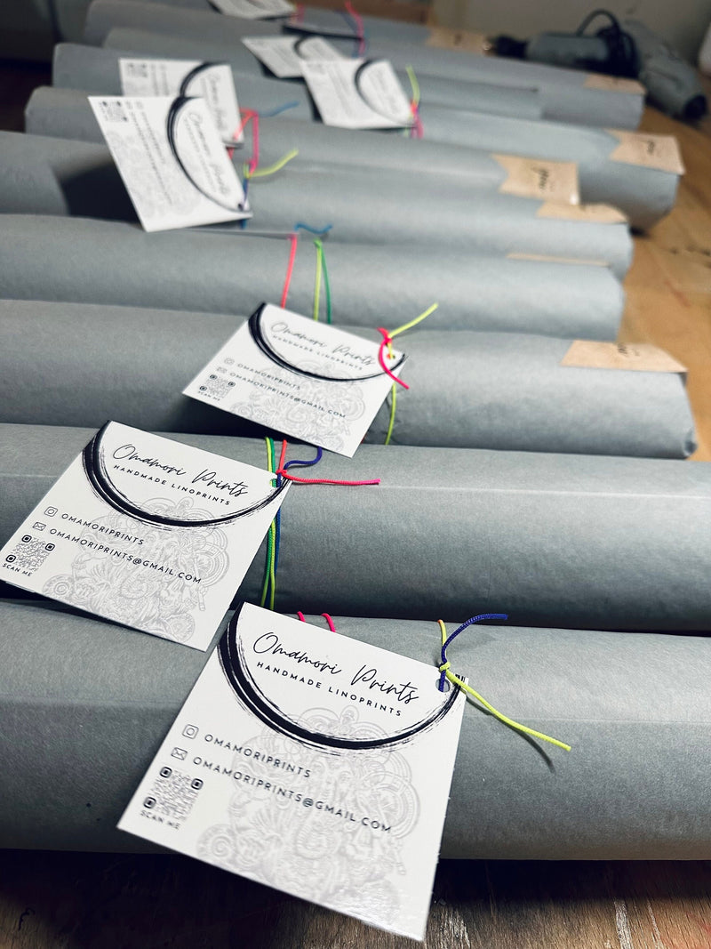 Mystery Box Linoldruck