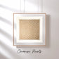 Seigaiha Linoldruck | japanisches Wellenmuster 21x21 cm | detailreicher Druck Meereswellen | besondere Geschenkidee | kostenloser Versand