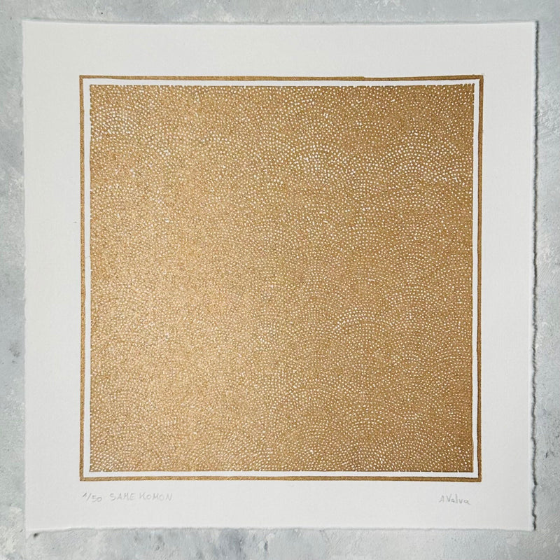 Same Komon Linoldruck