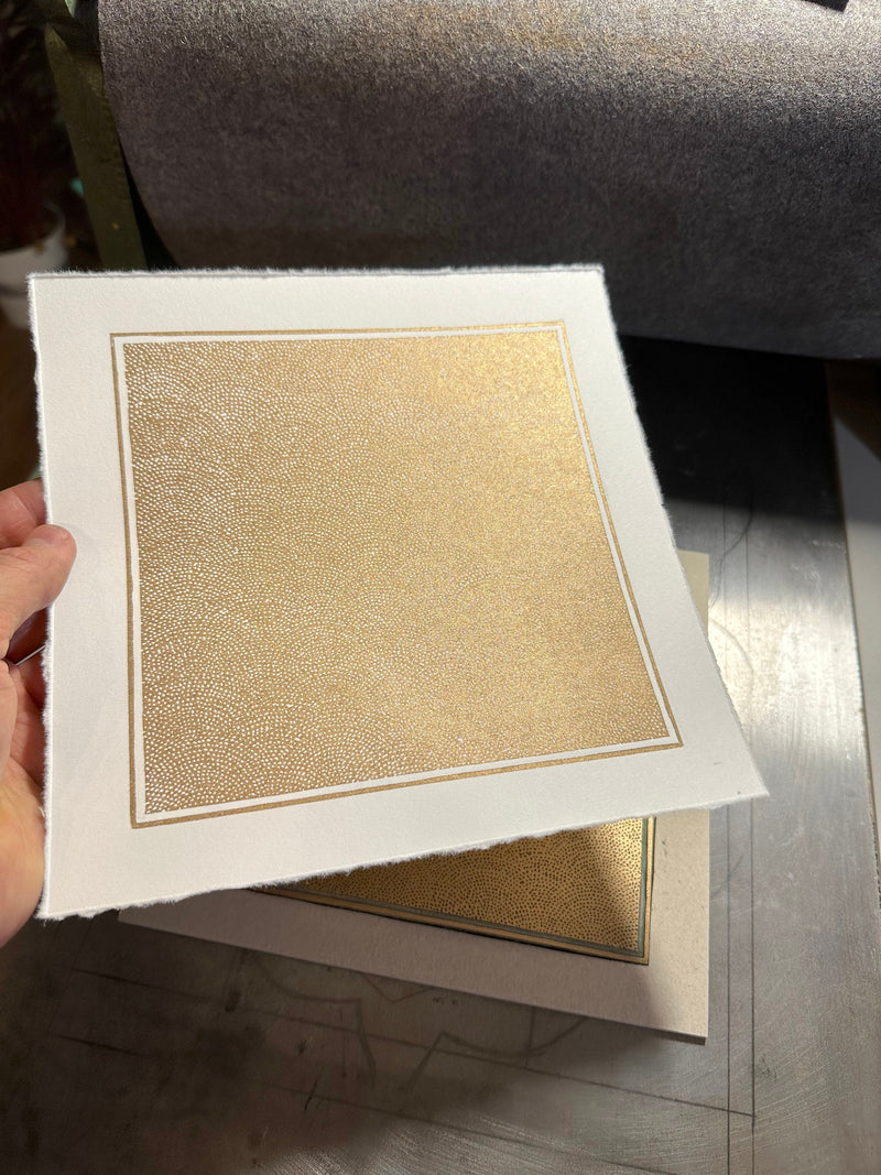 Same Komon Linoldruck