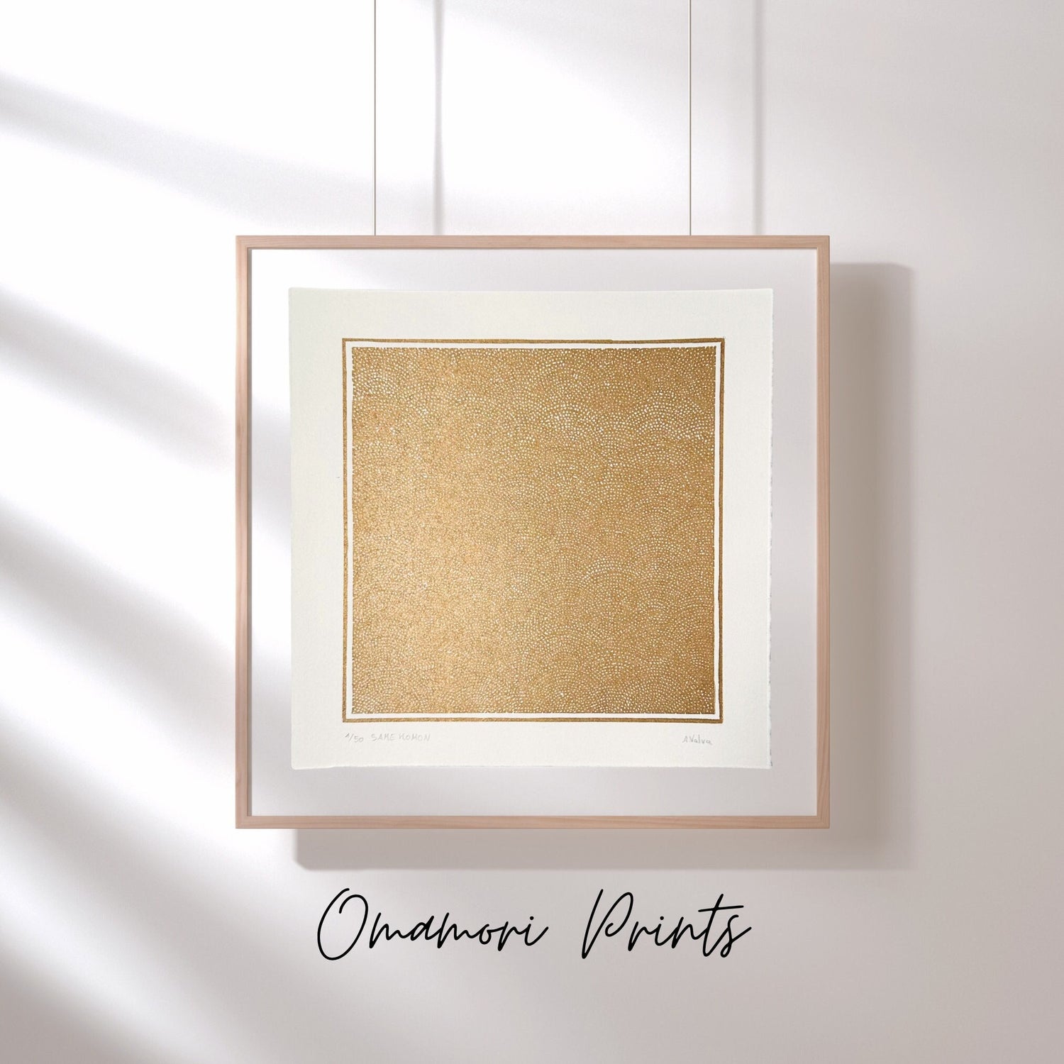 Same Komon Linoldruck