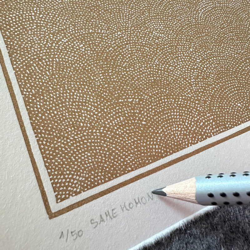 Same Komon Linoldruck