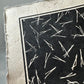 Matsuba Linoldruck | japanisches Muster 21x21 cm | detailreicher Druck Kiefernadeln | besondere Geschenkidee | weltweit kostenloser Versand