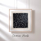 Matsuba Linoldruck | japanisches Muster 21x21 cm | detailreicher Druck Kiefernadeln | besondere Geschenkidee | weltweit kostenloser Versand