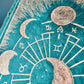 Mondphasen & Sternzeichen Linoldruck DIN A4 | detailreicher Linolschnitt | besondere Geschenkidee | Himalaya-Papier | kostenloser Versand