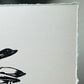 Olivenzweig Linoldruck | detailreicher Linolschnitt DIN A4 | mediterrane Wanddekoration | handgemachter Druck | besondere Geschenkidee